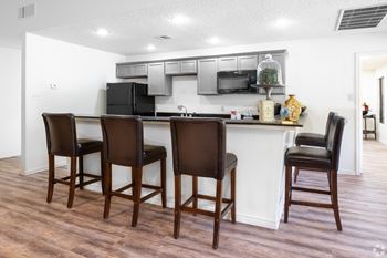 Clubhouse Kitchen at Summit Ridge Apartments, Temple, 76502